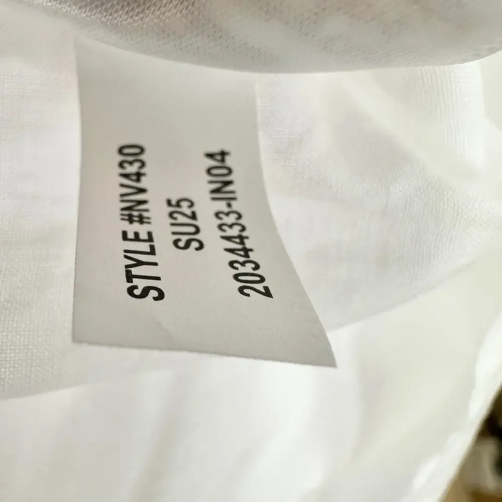 Madewell Poplin Seamed Maxi Dress A Line Minimalist Cotton White US 4 NWT - Picture 14 of 14